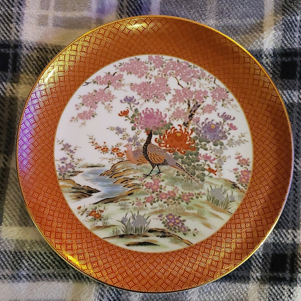 Arita Pottery Shibata Pottery Cherry Blossom 10.2 inches (26 cm) Flat Plate